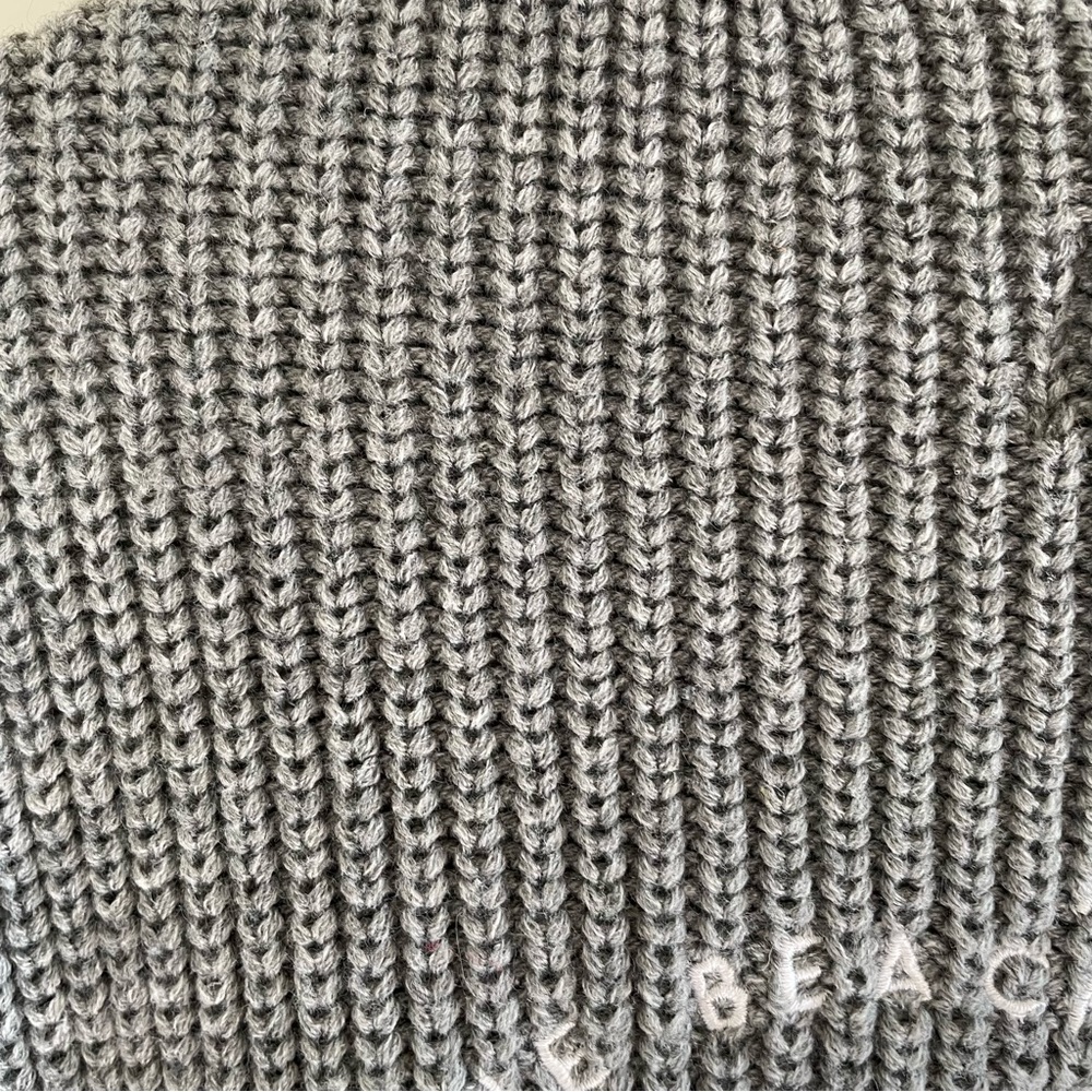 The Beach People Gray Knit Cardigan Size M/L - Picture 13 of 13